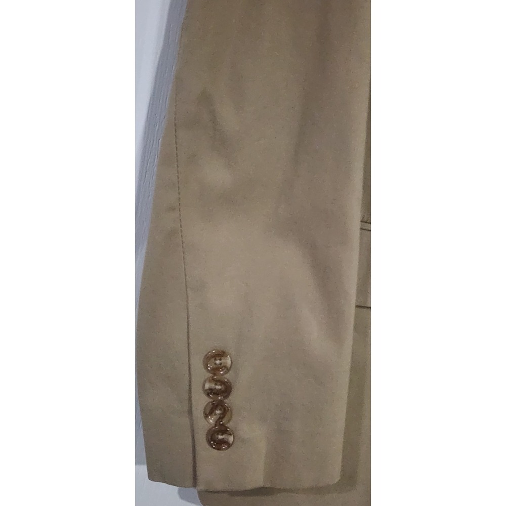 J. Crew Men's Tan Thompson 2 Button Cotton Sports Coat Size 36s